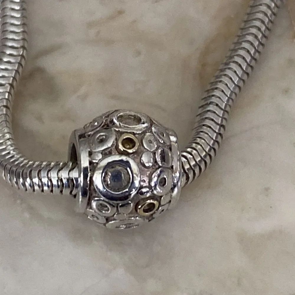 Michael Hill 10K / 925 Sterling Silver Charm Bead